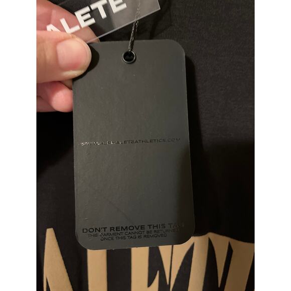 ALPHALETE men’s “ proud, but never satisfied” men’s T-shirt, new with tags - Picture 5 of 6